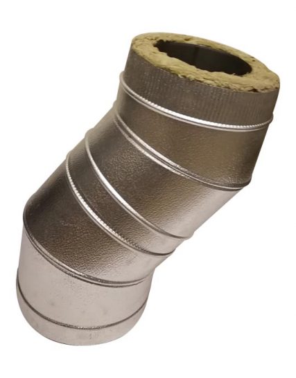 Inox/Alu Bekötő idom 30° kívülre